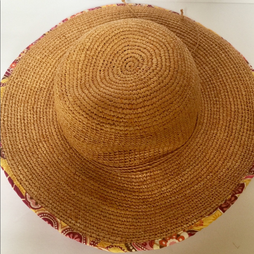 Vera Bradley Straw Sun Hat